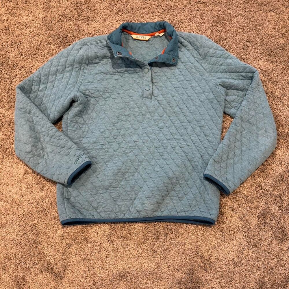 Orvis Women's Blue Sweatshirt